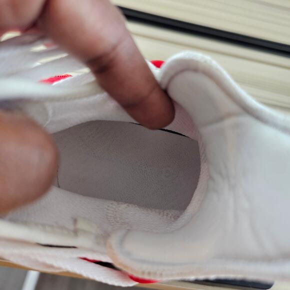 Adidas Y-3 Kaiwa Knit Cloud White Red Size 6 - Picture 8 of 9